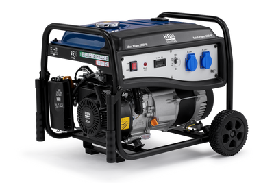 HBM generador con motor de gasolina de 223 cm³ 230V 3800W nuevo — Nuevo