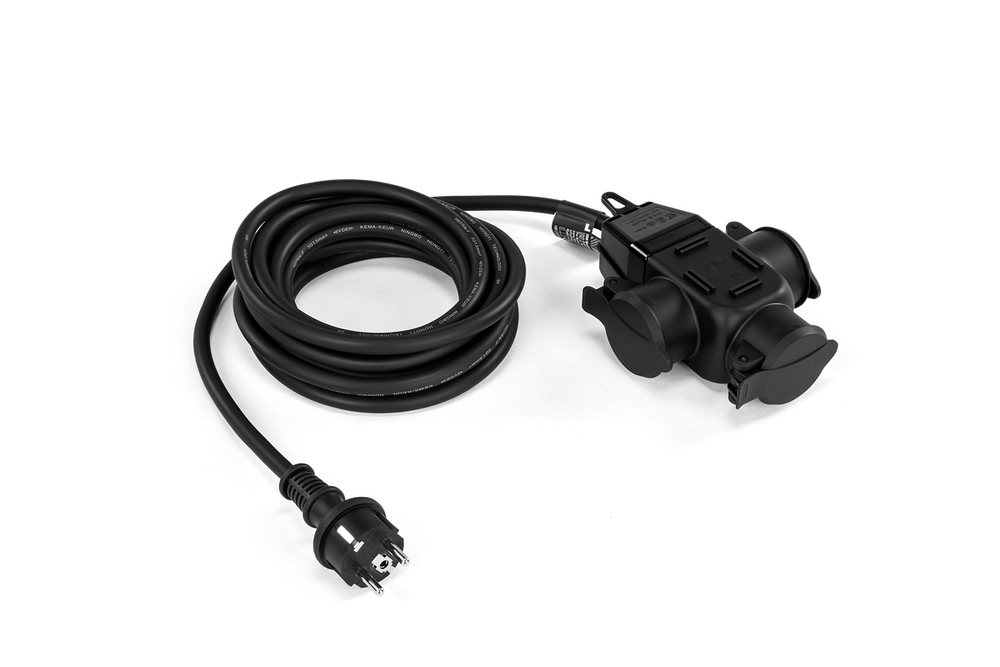HBM alargador H07RN-F 3G1,5 mm² triple IP44 nuevo — Nuevo