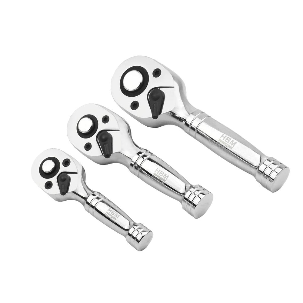 Conjunto de trinquetes manuales HBM de 3 piezas nuevo — Nuevo