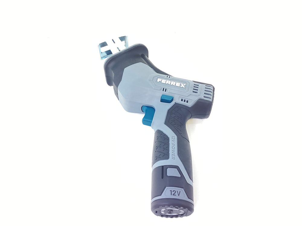 Sierra Sable Ferrex Sierra Sable a Batería 12v de segunda mano · Sierras — Revisado