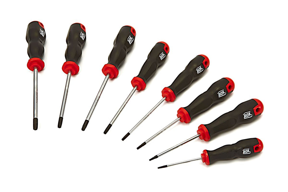 Aok 8 Piezas Juego de Destornilladores Profesionales Torx Resistente a Golpes nuevo — Nuevo