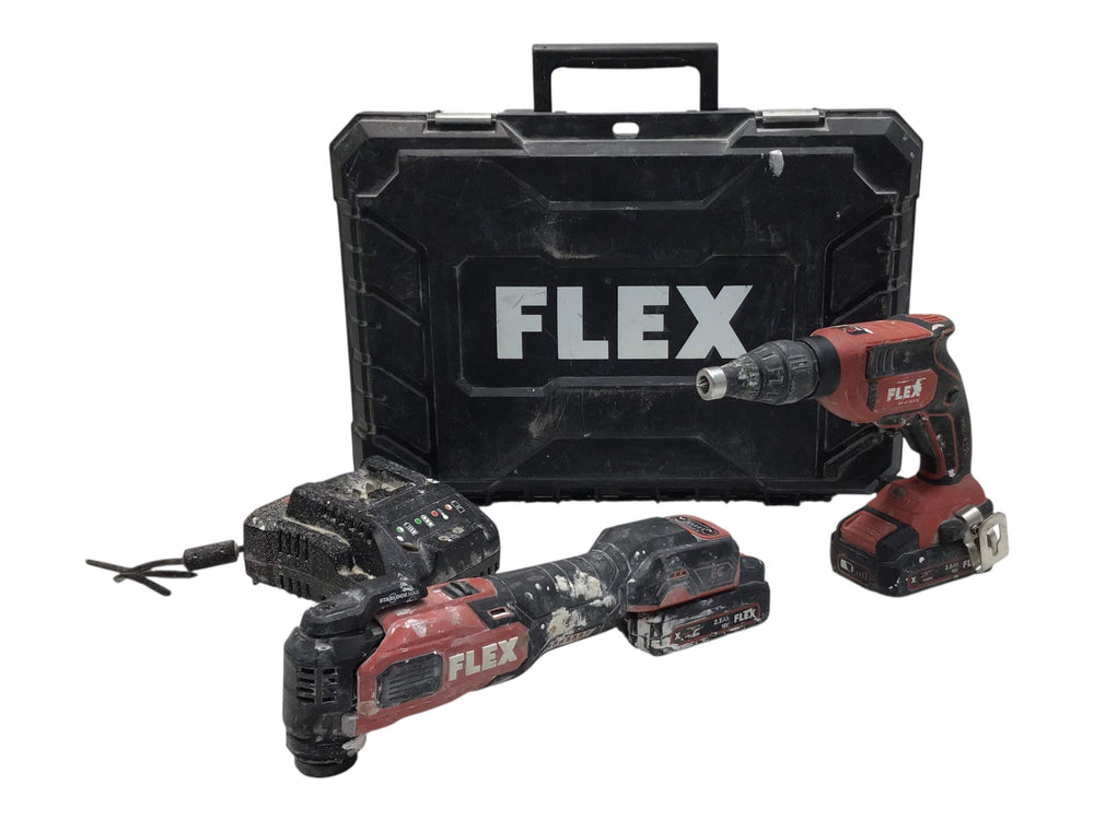 Kit Herramientas Variadas Flex dw 45 18.0-ec + Multitool mt 18 de segunda mano · Kits de herramientas — Con uso