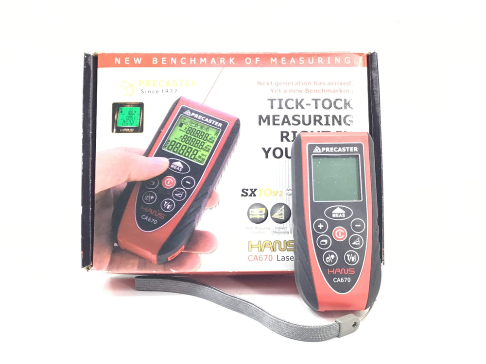 Medidor Laser Hanus ca670 de segunda mano · Medición — Con uso