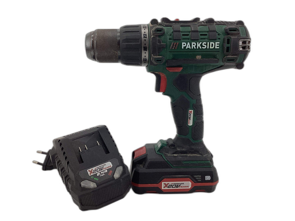 Taladro a Bateria Parkside Pabs 20-li h9 de segunda mano · Taladros — Como nuevo