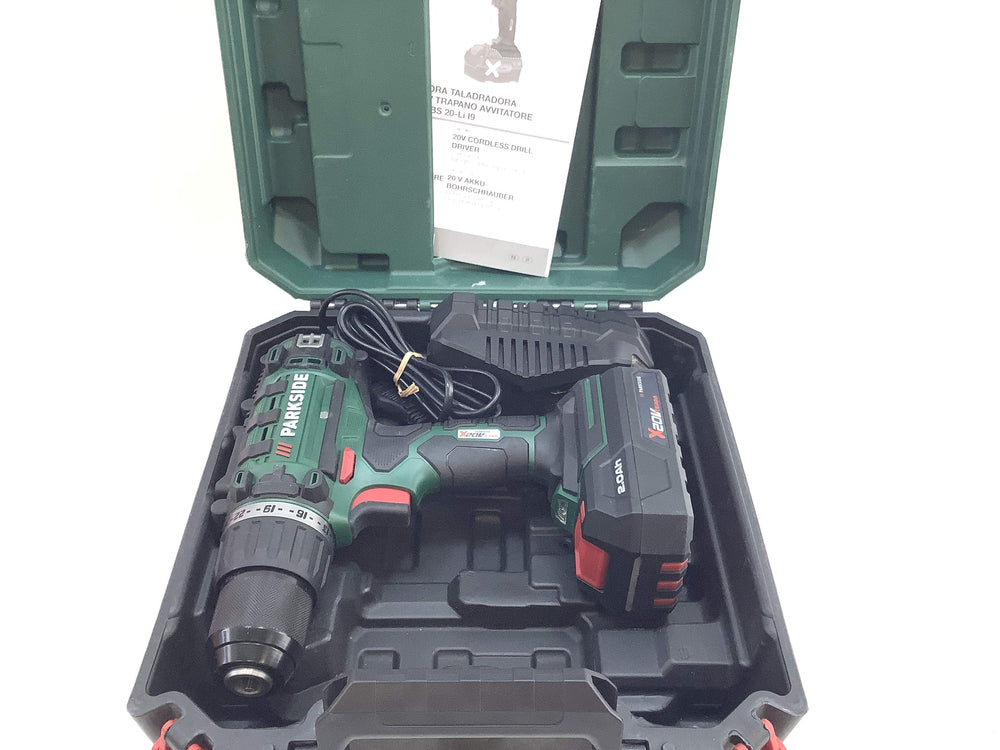Taladro a Bateria Parkside Pabs 20-li i9 de segunda mano · Taladros — Bueno