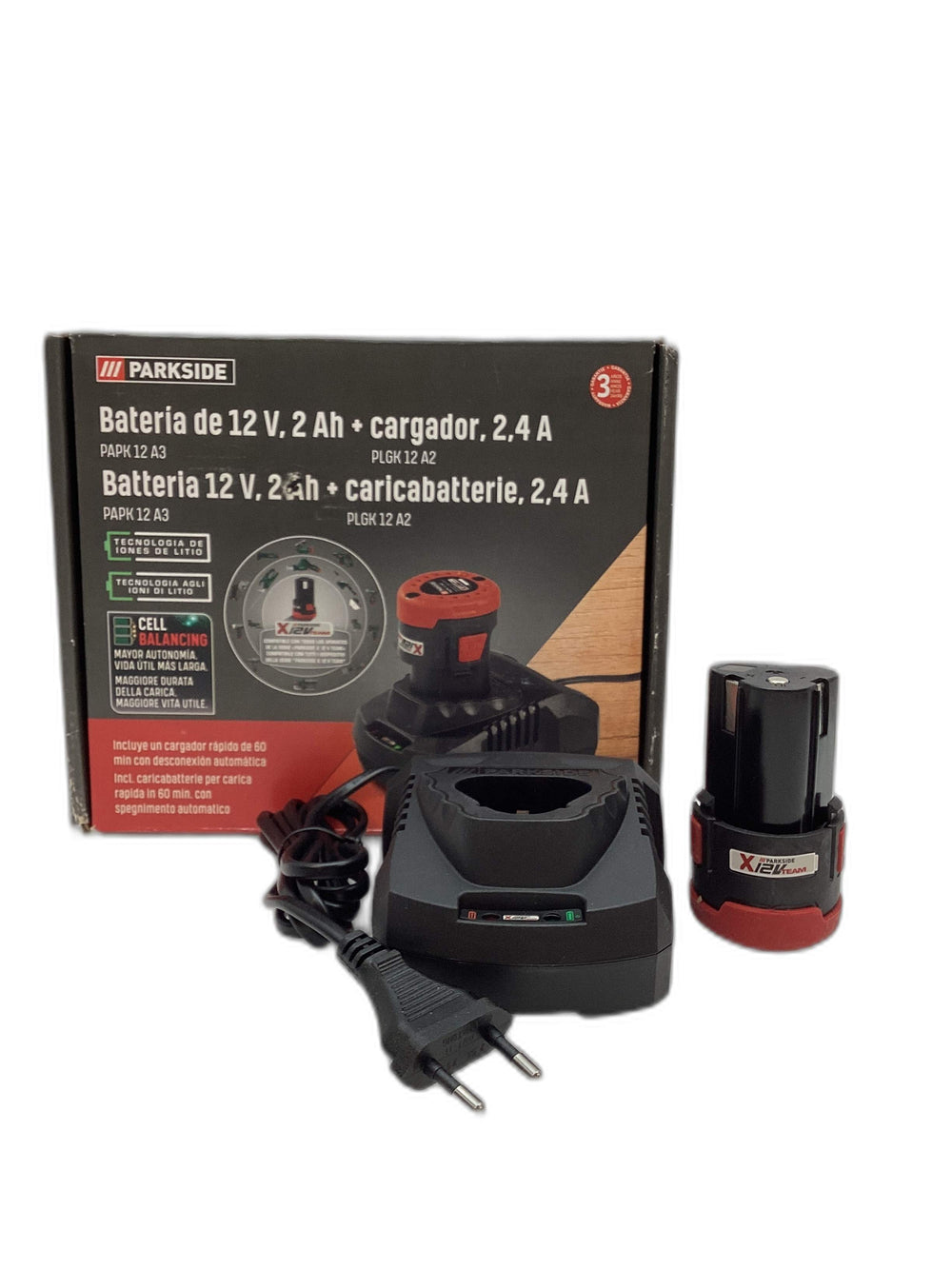 Bateria Parkside Papk 12 a3 de segunda mano · Baterías — Revisado