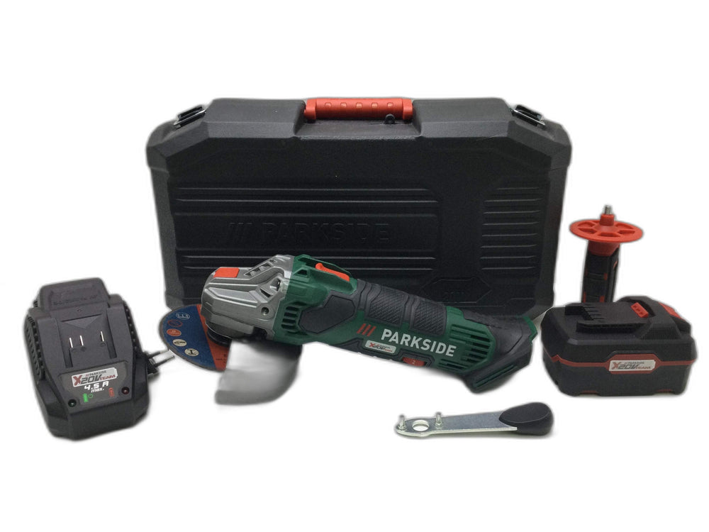 Radial Parkside Pwsa 20-li b3 de segunda mano · Amoladoras — Revisado