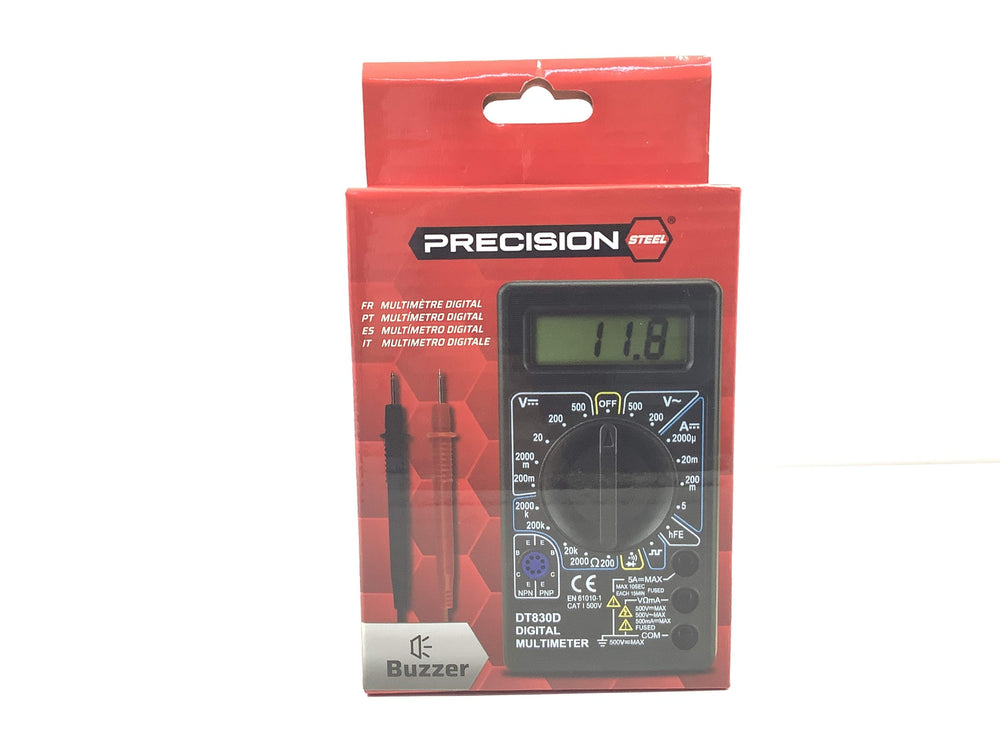 Multimetro Precision Steel dt830d de segunda mano · Multímetros — Revisado