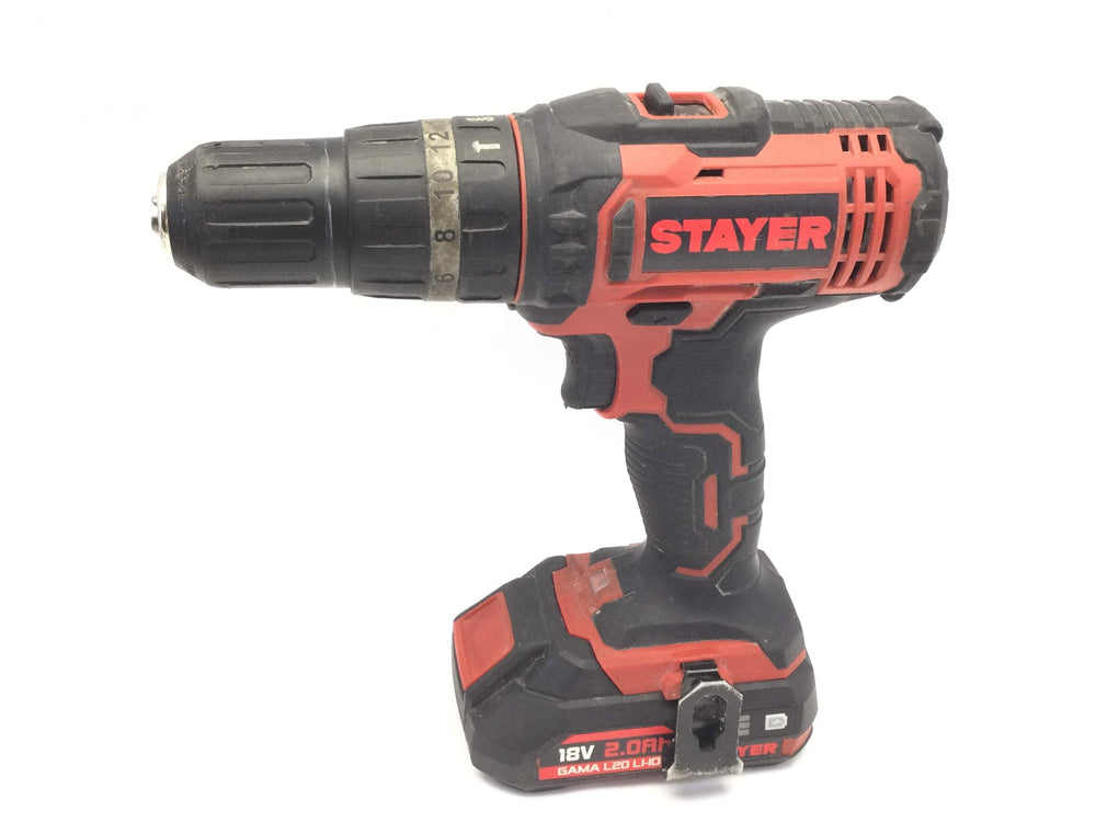 Taladro a Bateria Stayer pb 18 b l20 p + Agbx l20 de segunda mano · Taladros — Con uso