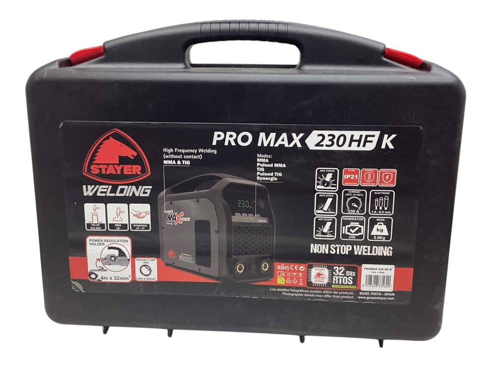 Equipo Soldadura Stayer Pro Max 230 Hfk de segunda mano · Soldadura — Revisado