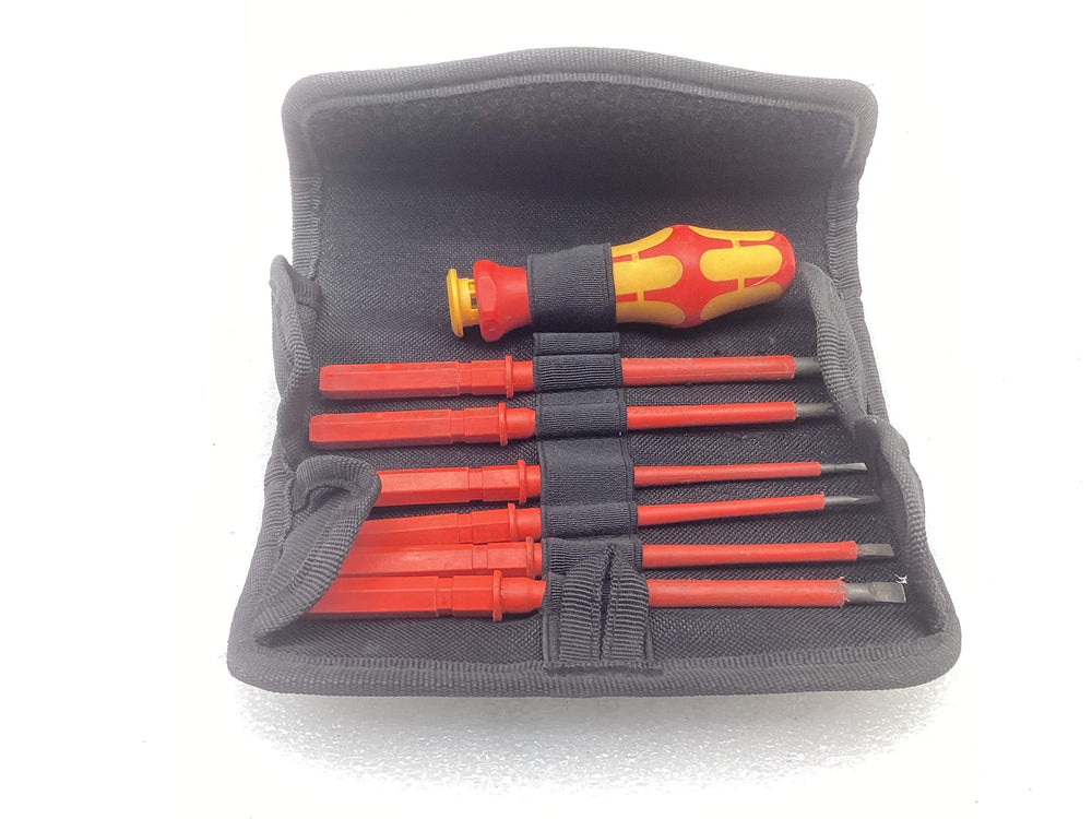 Juego Destornilladores Wera Kraftform Kompakt Vde 1000v de segunda mano · Destornilladores — Con uso