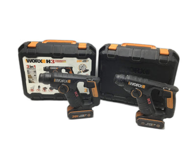 Kit Herramientas Variadas Worx 2 Atornilladores wx394 4 Baterias 1 Cargador 2 Maletines de segunda mano · Kits de herramientas — Como nuevo