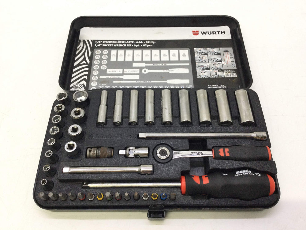 Destornillador Carraca Wurth 42pcs de segunda mano · Destornilladores — Bueno