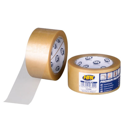 Cinta de embalaje premium Hpx - transparente <b>50</b> mm x <b>66</b> m nuevo — Nuevo