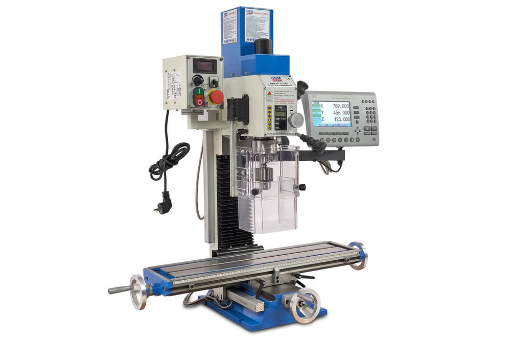 Fresadora HBM Bf 25 Gran Mesa Con Sistema De Lectura Digital Lcd De 3 Ejes nuevo — Nuevo