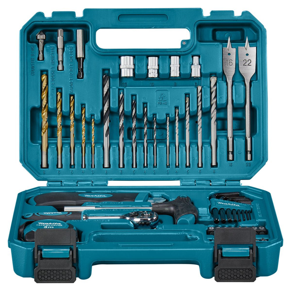 Juego de herramientas manuales Makita de 60 piezas, E-15095 nuevo — Nuevo