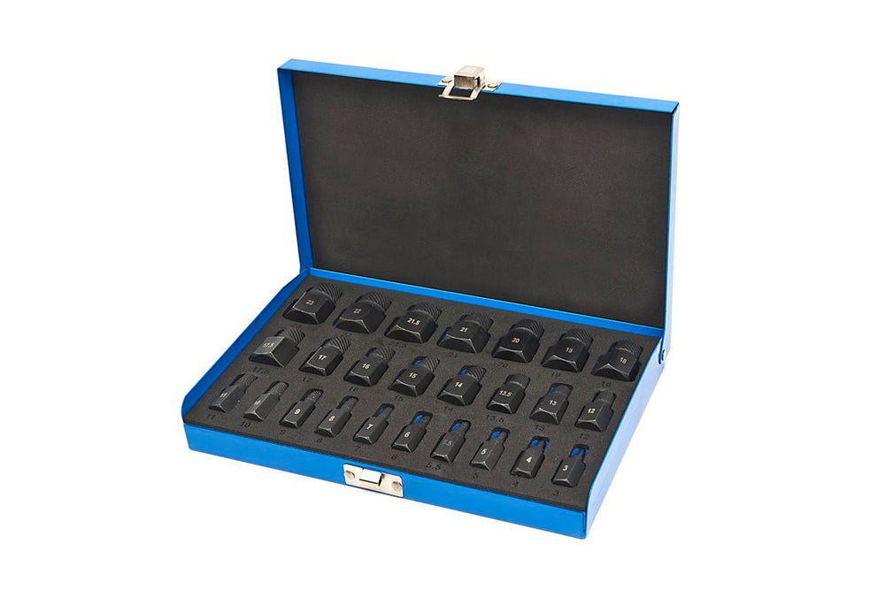 Juego de extracción de tornillos multi-spline HBM de 25 piezas nuevo — Nuevo