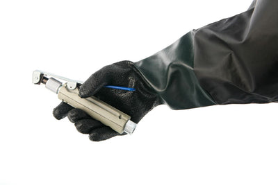 Conjunto de guantes HBM universales para cabina de chorreado de 50 cm nuevo — Nuevo