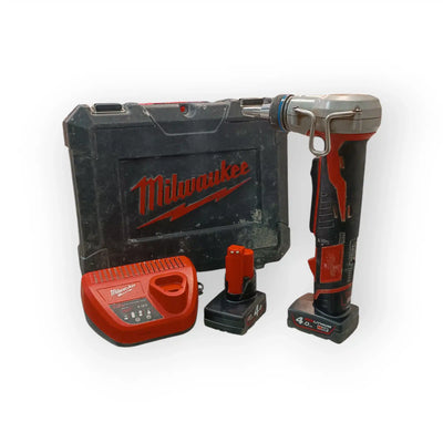 EXPANSIÓN DE TUBOS MILWAUKEE M12 + 2 BATERIAS + CARGADOR + MALETIN de segunda mano — Bueno