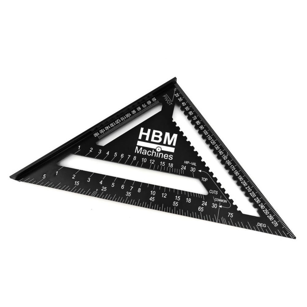 HBM 305 mm Triángulo de Medición de Aluminio - Esquina de Medición - Triángulo de Medición nuevo — Nuevo