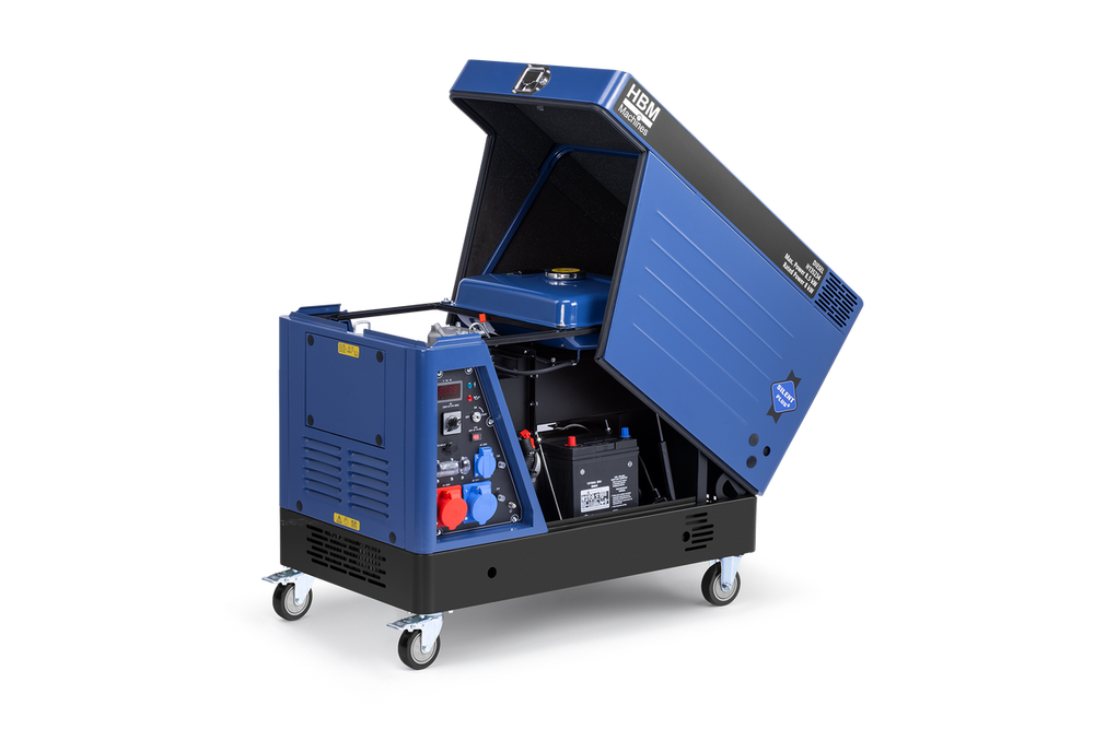 HBM generador diésel con motor diésel de 733 cm³ 230V/400V 8500W nuevo — Nuevo