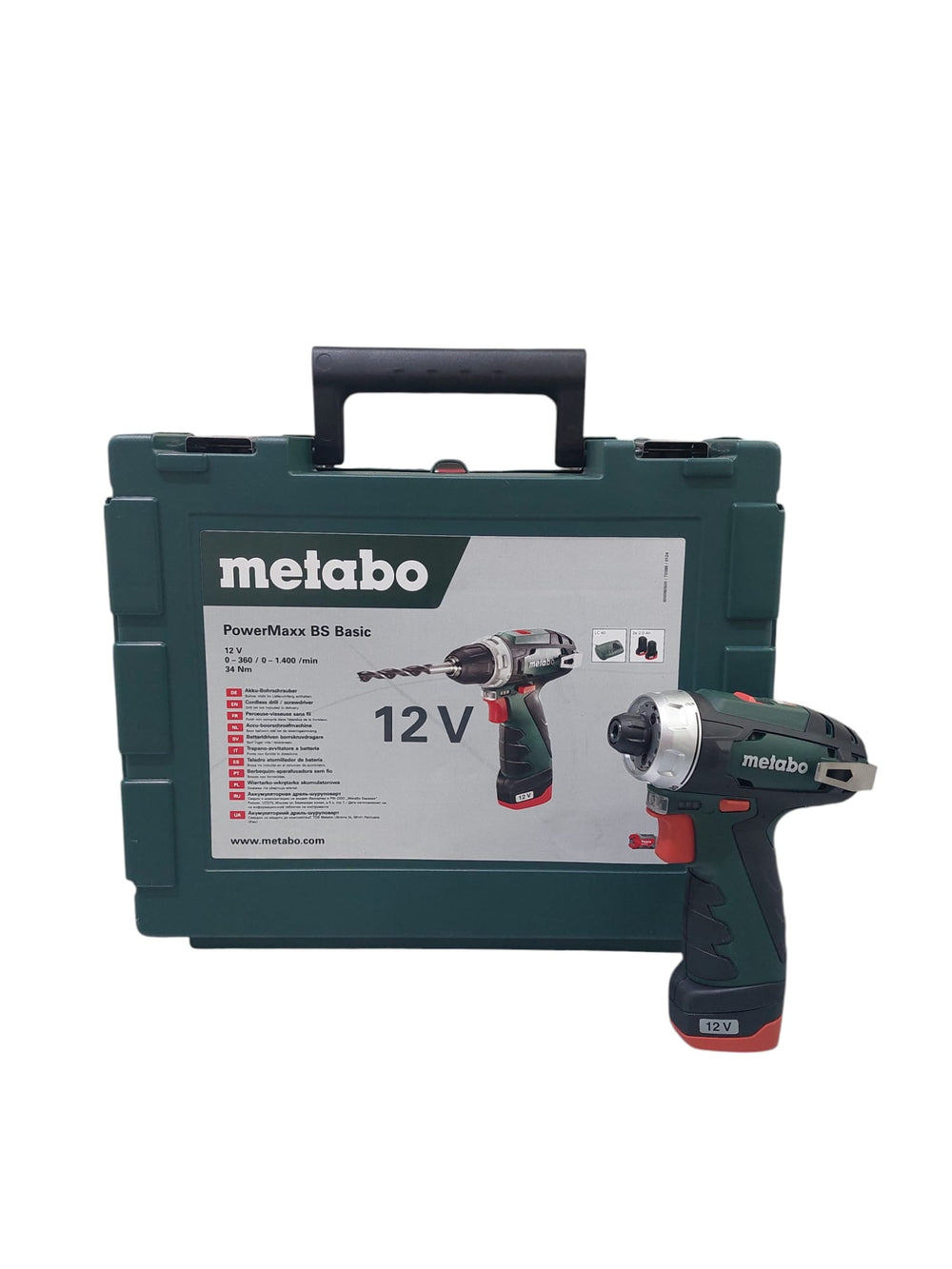 ATORNILLADOR METABO POWERMAXX BS + MALETIN+ BATERIAS *A ESTRENAR* de segunda mano · Atornilladores — Como nuevo