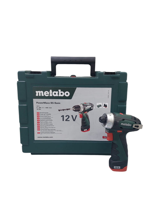 ATORNILLADOR METABO POWERMAXX BS + MALETIN+ BATERIAS *A ESTRENAR* de segunda mano · Atornilladores — Como nuevo