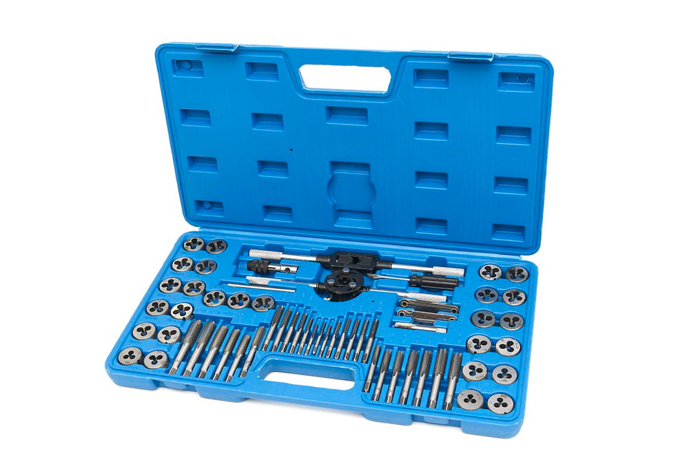 Conjunto de machos y brocas HBM Unc / Unf y medidas métricas de 60 piezas nuevo — Nuevo