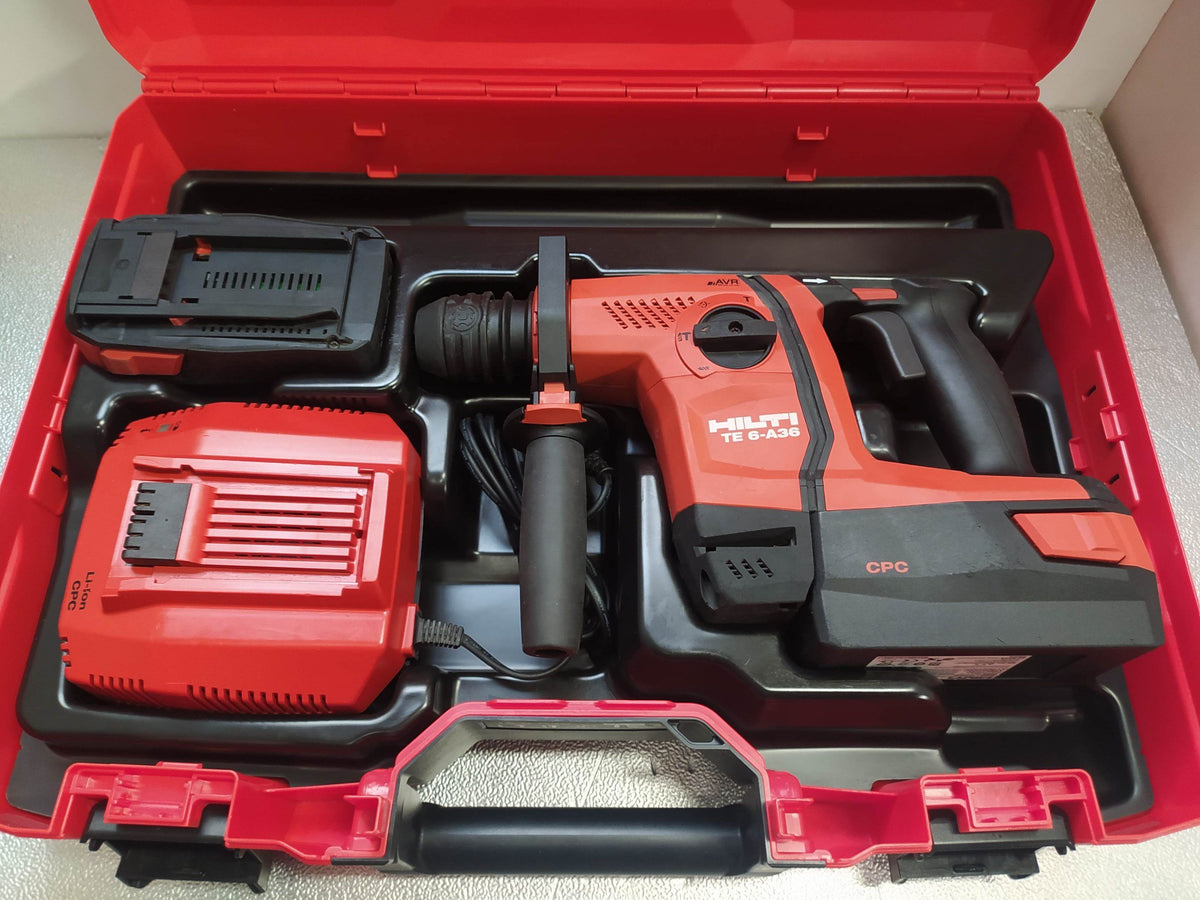 HILTI TE 6-A36 MARTILLO PERFORADOR A BATERÍA de segunda mano · Taladros — Bueno (2)