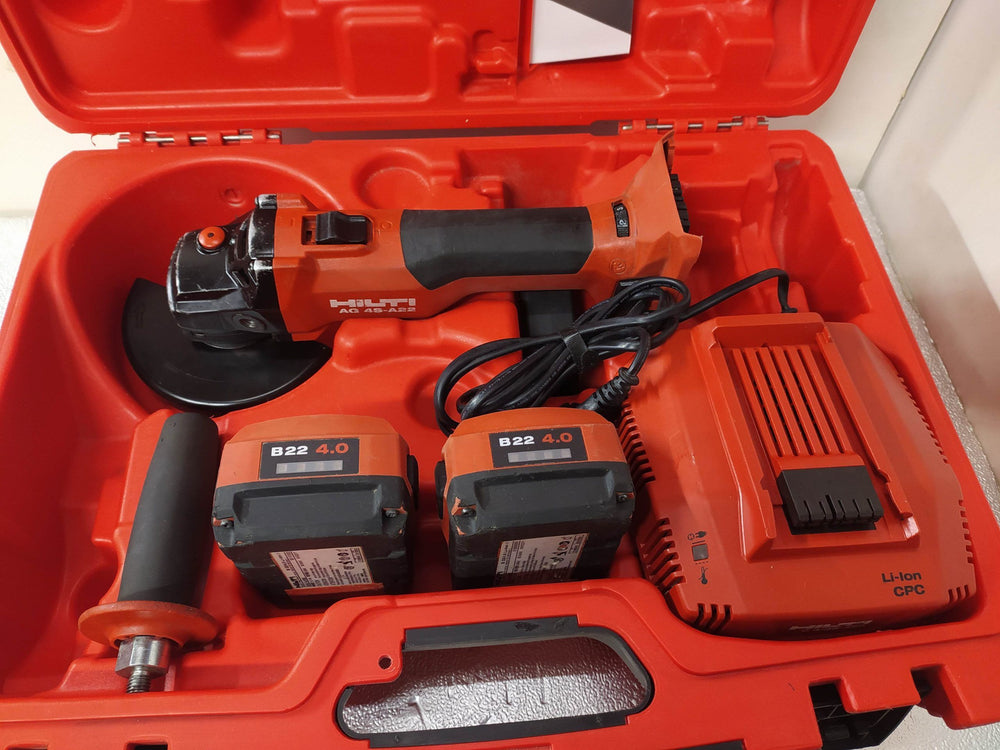 HILTI AG 4S-A22-125 AMOLADORA ANGULAR A BATERÍA de segunda mano · Amoladoras — Bueno