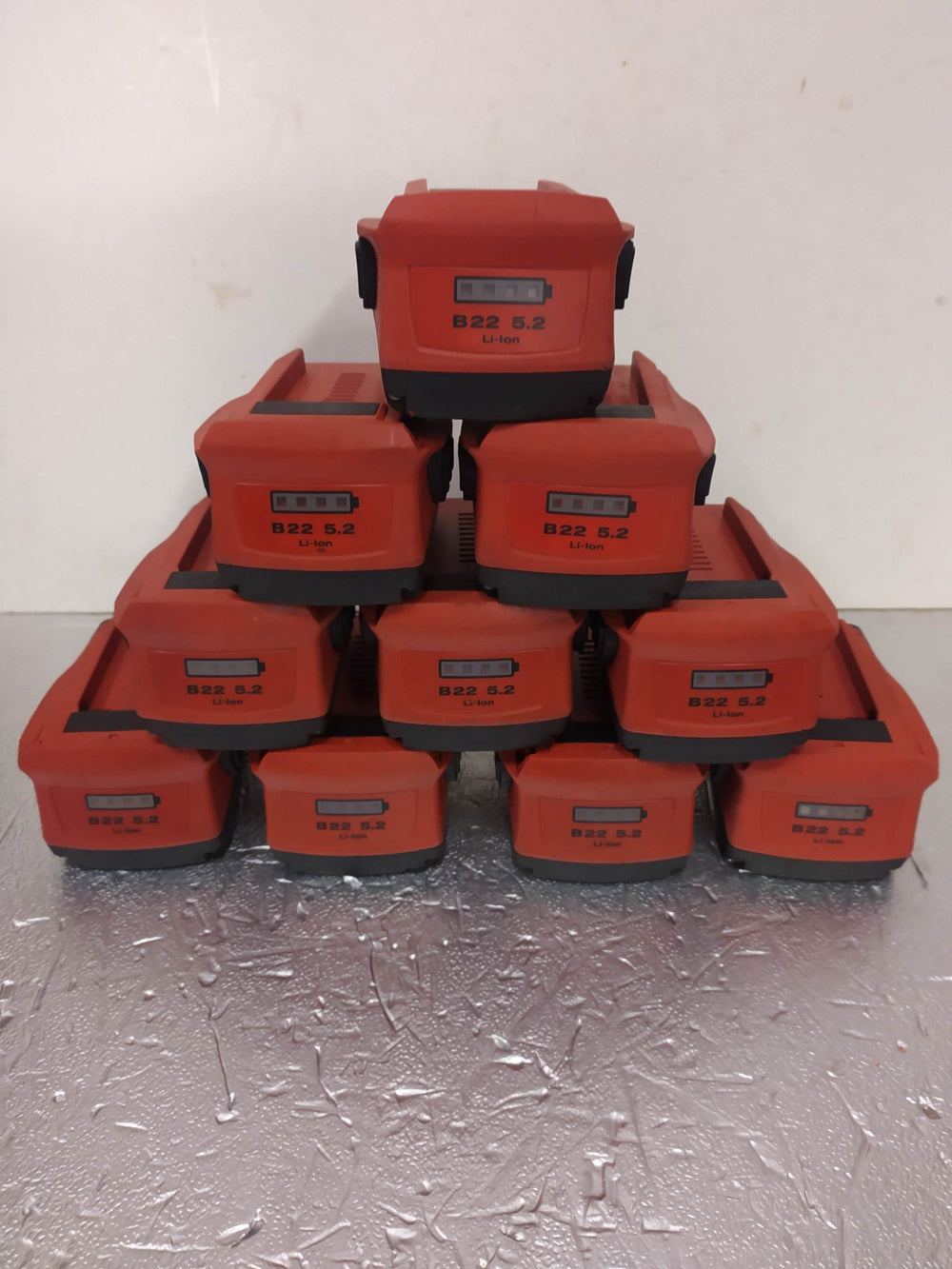 HILTI BATERÍA B22 5.2 DE 22 V (Pack 10 unidades) de segunda mano — Bueno