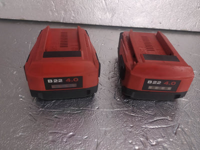 B22 4,0 HILTI (X2) de segunda mano — Bueno