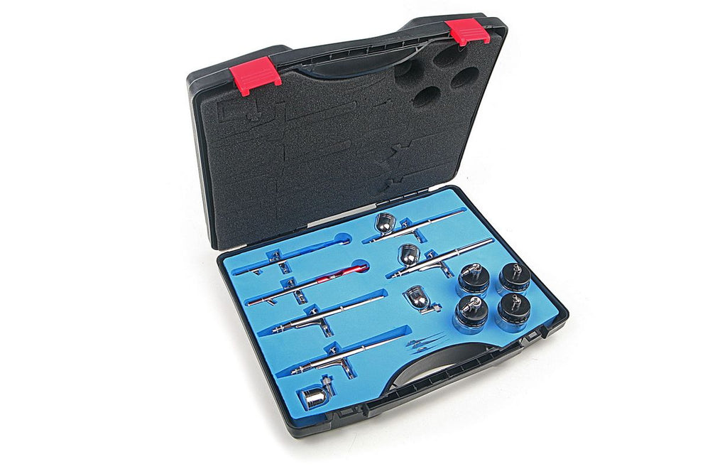 Conjunto de pistolas de aerógrafo HBM Bd 812 nuevo — Nuevo