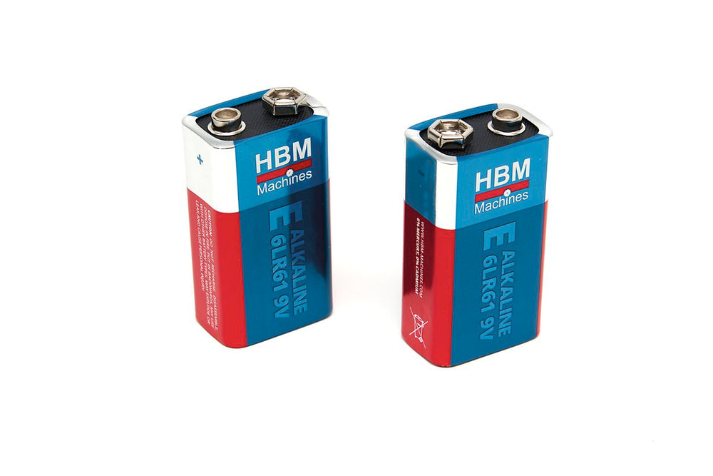 HBM 2 Unidades de 9 Voltios Super Alcalinas 6LR1 nuevo — Nuevo