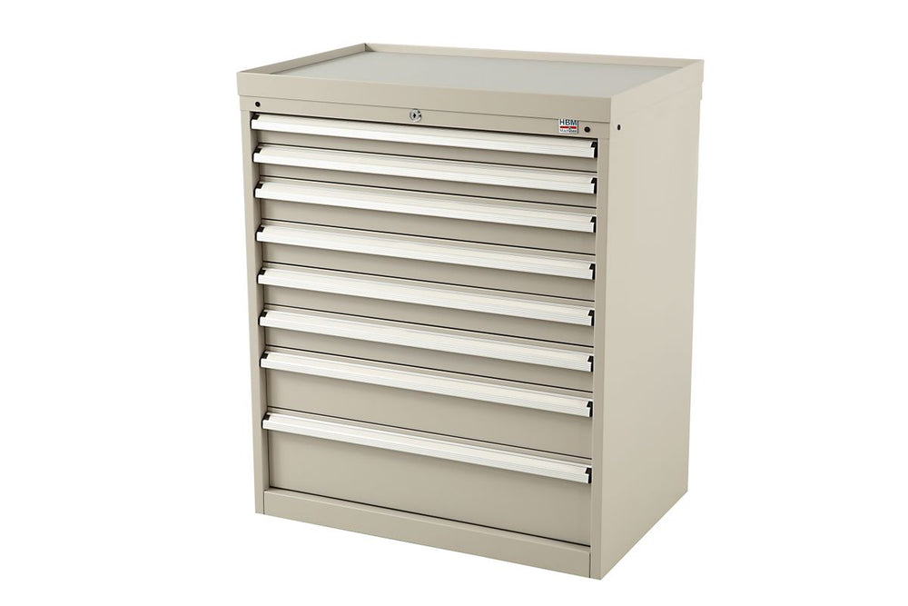 Armario de herramientas Profi HBM 8 Cajones 88 x 58 x 100 cm beige nuevo — Nuevo
