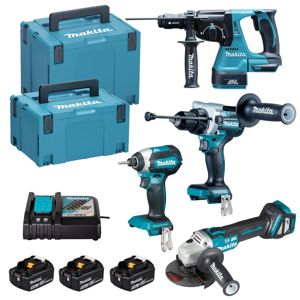 Makita juego combinado de 4 piezas, DLX4192TJ nuevo — Nuevo