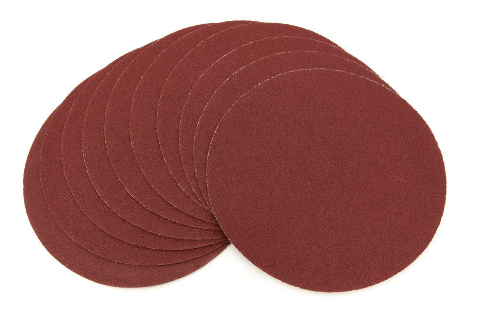 Disco de pulido HBM con velcro de óxido de aluminio grano 80 - 10 piezas nuevo — Nuevo