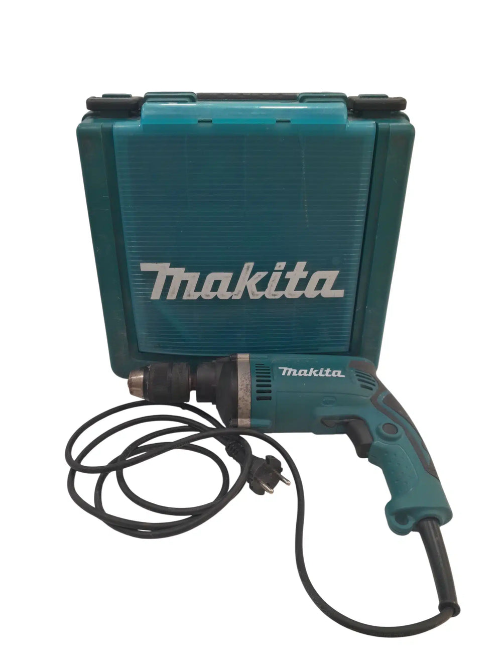 Makita HP1631KX3 710 Vatios Taladro de Martillo + Maletín Segunda Mano de segunda mano · Taladros — Bueno