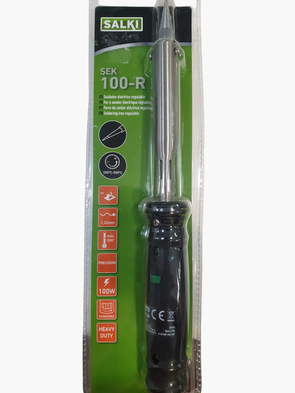 Soldador eléctrico regulable SEK 100-R de Salki de segunda mano — Bueno