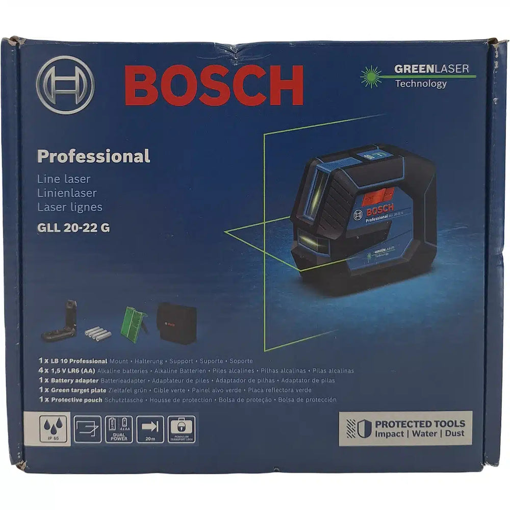 Bosch GLL 20-22G Nivel Láser Verde de segunda mano · Medición
