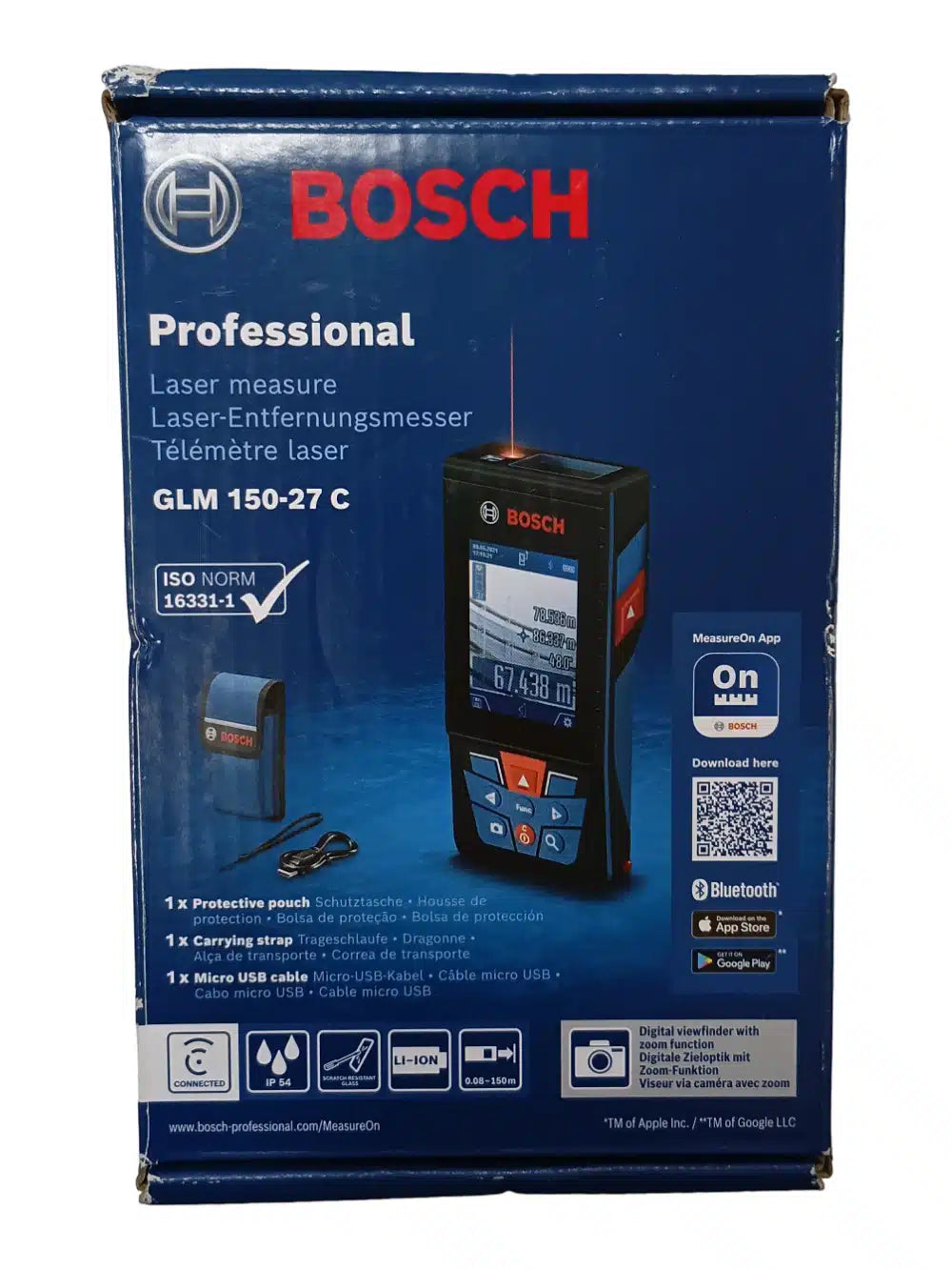 Bosch Professional Medidor Láser GLM 150-27 C - Verificado de segunda mano · Medición — Bueno