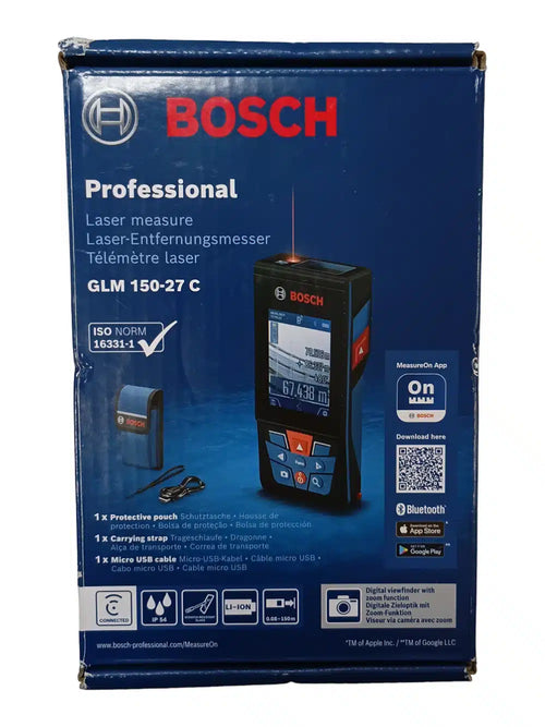 Bosch Professional Medidor Láser GLM 150-27 C - Verificado de segunda mano · Medición — Bueno
