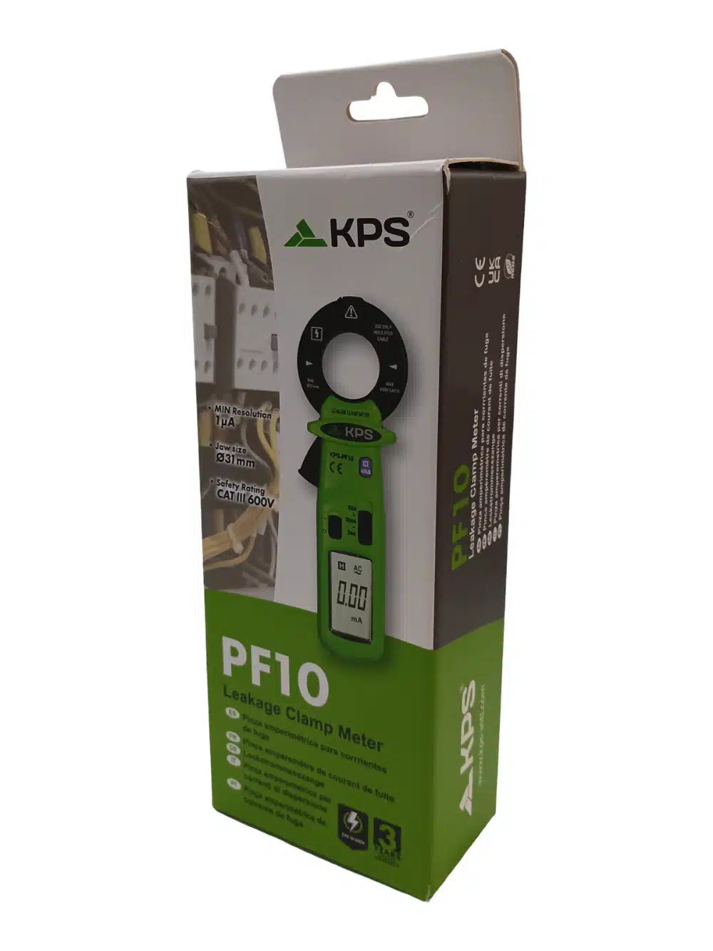 KPS PF10 Leakage Clamp Meter - Verificado de segunda mano — Bueno