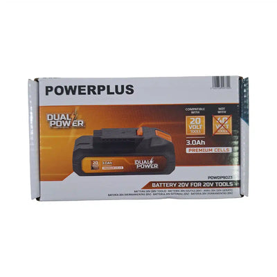 PowerPlus Dual Power 20V 3.0Ah Batería Recargable de segunda mano — Bueno