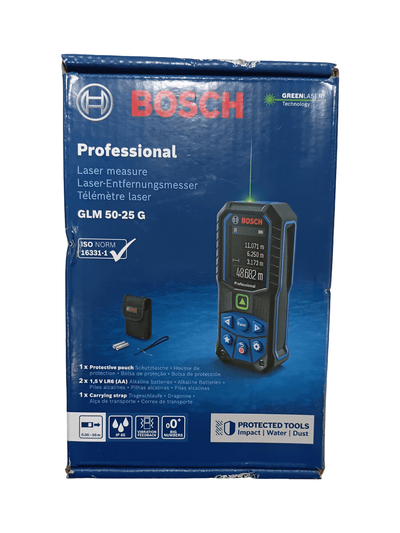 Bosch GLM 50-25 G Medidor Láser Profesional - Verificado de segunda mano · Medición — Bueno