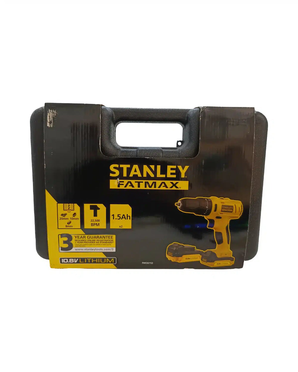STANLEY FATMAX FMC021S2-QW 10,8V – Taladro Atornillador + Maletín de segunda mano · Taladros — Bueno