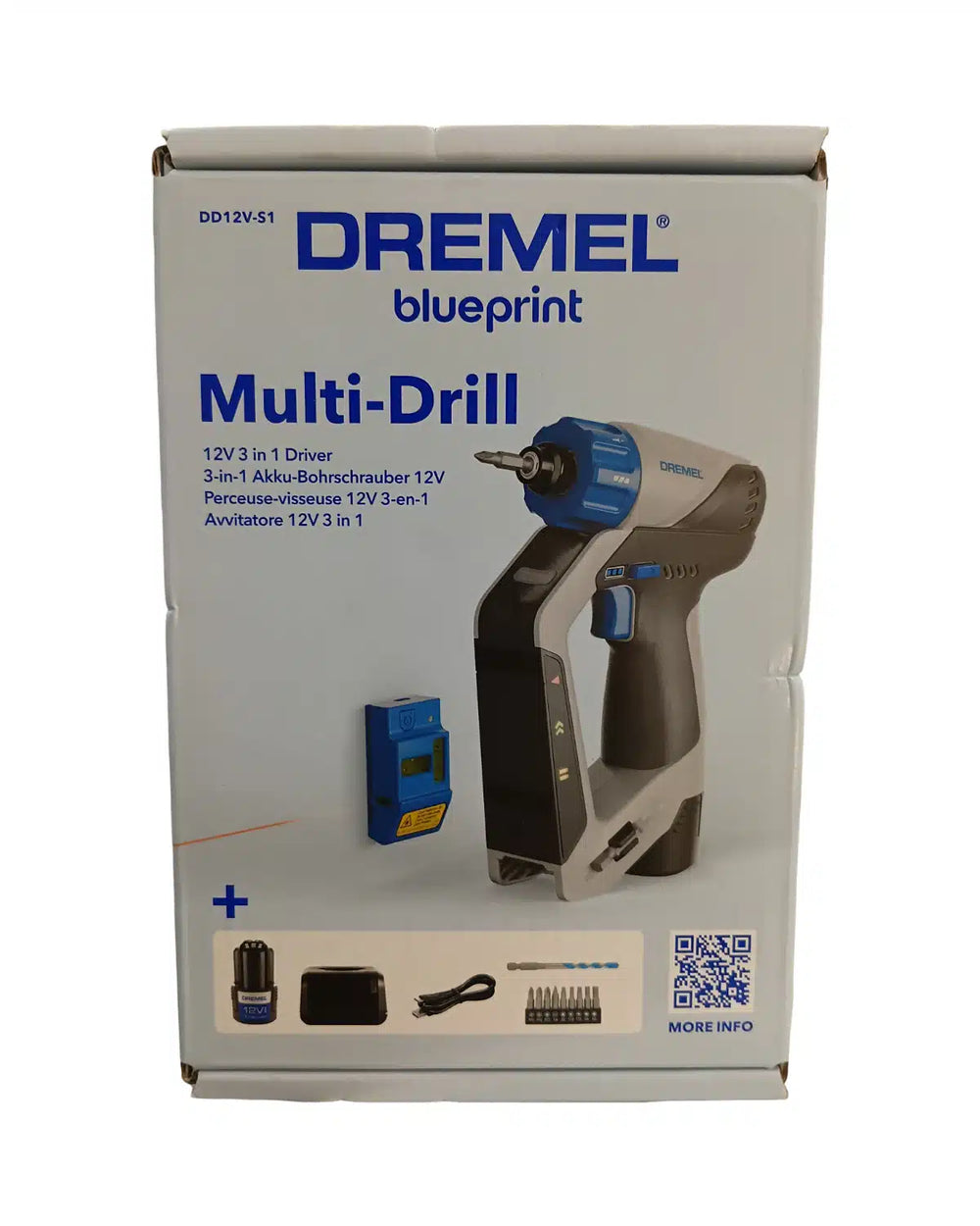 Dremel Blueprint Multi-Drill DD12V-S1 – Taladro Atornillador 12V 3 en 1 de segunda mano · Taladros — Bueno