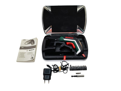 ATORNILLADOR BOSCH IXO 3 603 + CAJA + ACC de segunda mano · Atornilladores — Como nuevo