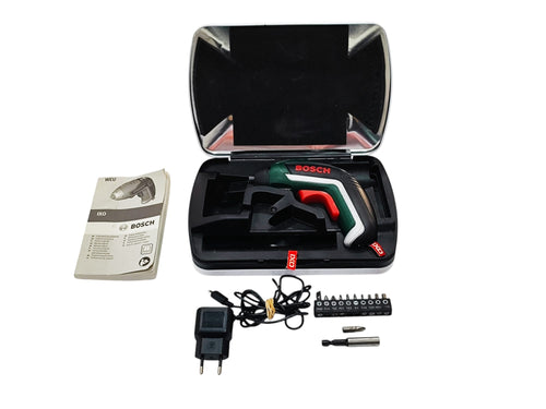 ATORNILLADOR BOSCH IXO 3 603 + CAJA + ACC de segunda mano · Atornilladores — Como nuevo