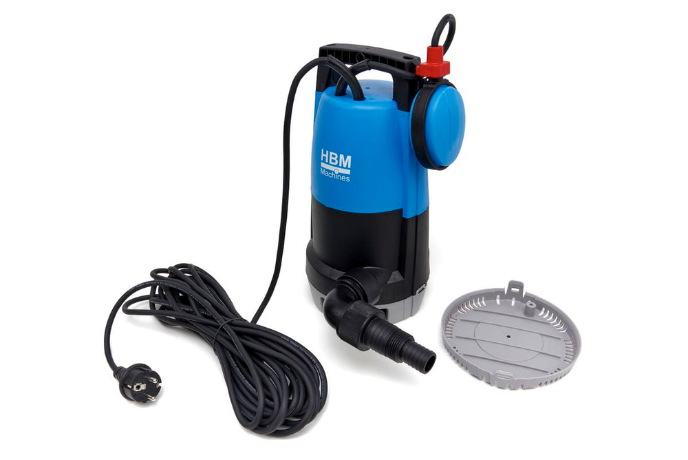 HBM Bomba sumergible de 750W – 17.500 L/h, apta para aguas sucias nuevo — Nuevo